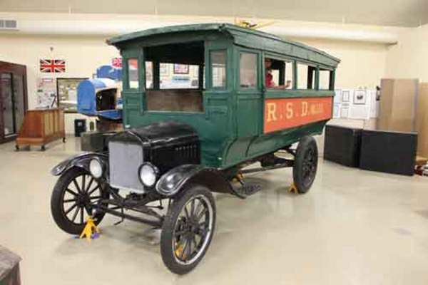 Claresholm Museum old school bus Claresholm Museum old school bus