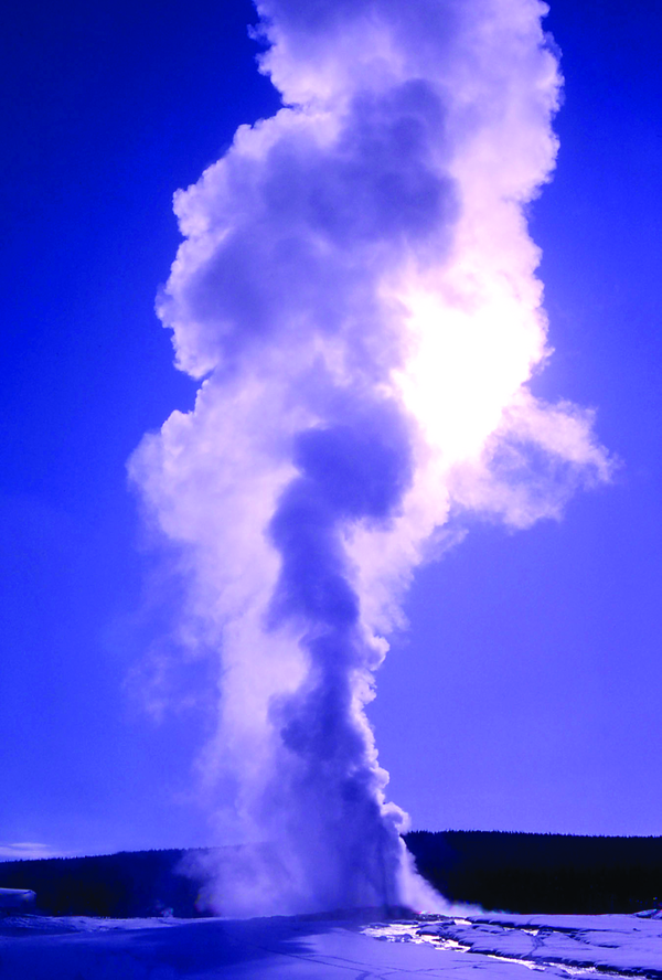 Yellowstone National Park Montana Geyser Yellowstone National Park Montana Geyser