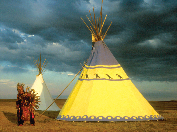 Browning Montana Blackfeet Country Tipi