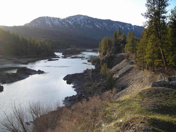 Thompson Falls Montana Clark Fork River Thompson Falls Montana Clark Fork River