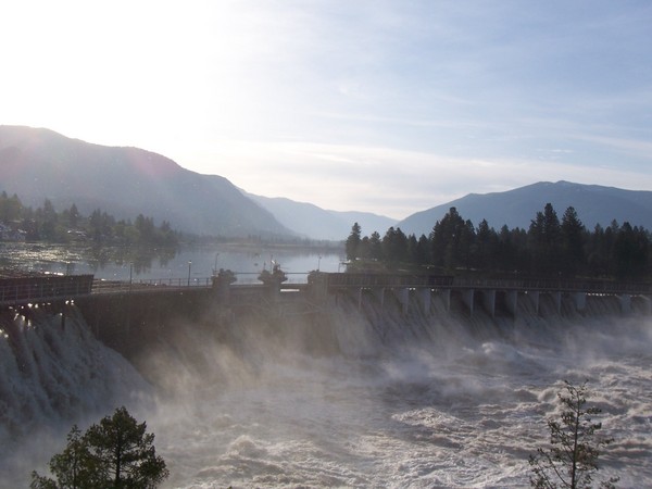 Thompson Falls Montana Clark Fork River Thompson Falls Montana Clark Fork River