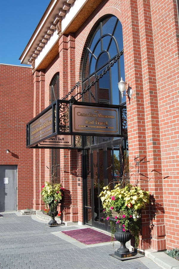 Neo Classical Facade Canadian Museum of Rail Travel Cranbrook BC