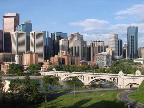 Bow River in Calgary Bow River in Calgary