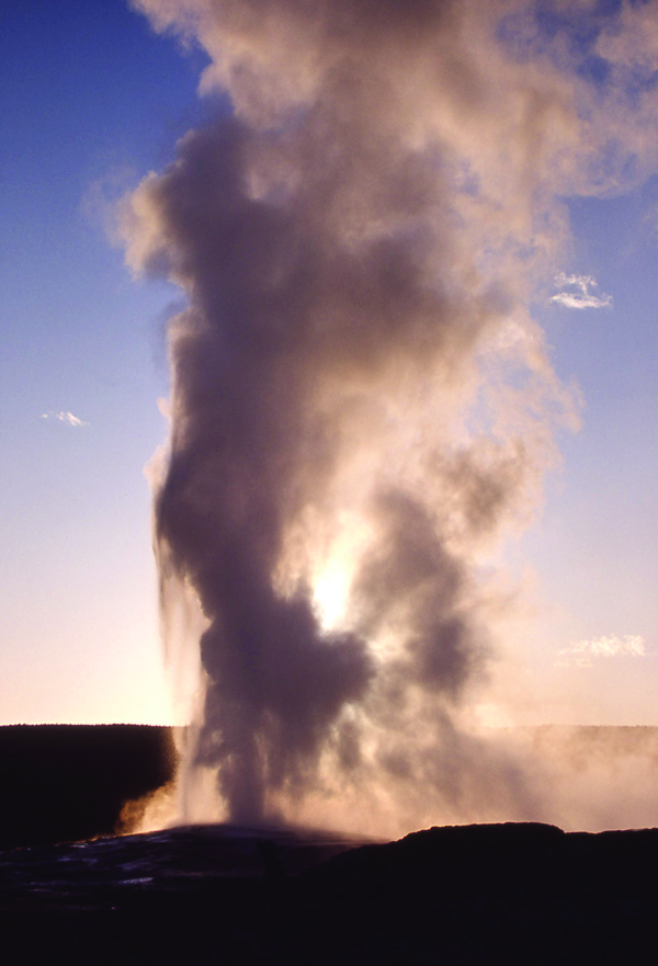 Yellowstone National Park Montana Geyser