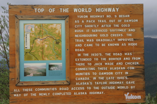 Top of the World Highway Yukon Alaska Top of the World Highway Yukon Alaska