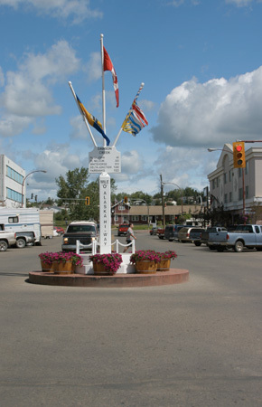 Dawson Creek BC Mile Zero Alaska Hwy