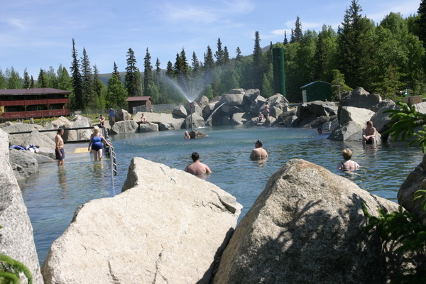 Natural Hot Spring Chena Hot Spring Alaska