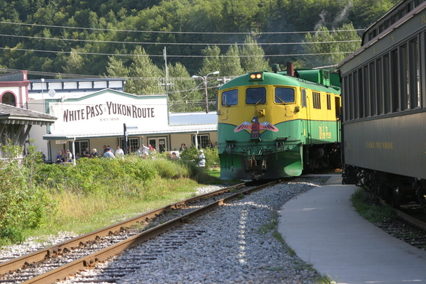 Skagway Alaska White Pass Railroad