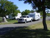 Claresholm camping at Centennial Park