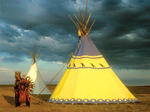 Browning Montana Blackfeet Country Tipi