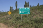 Top of the World Highway Yukon Alaska