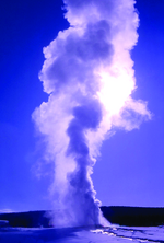 Yellowstone National Park Montana Geyser